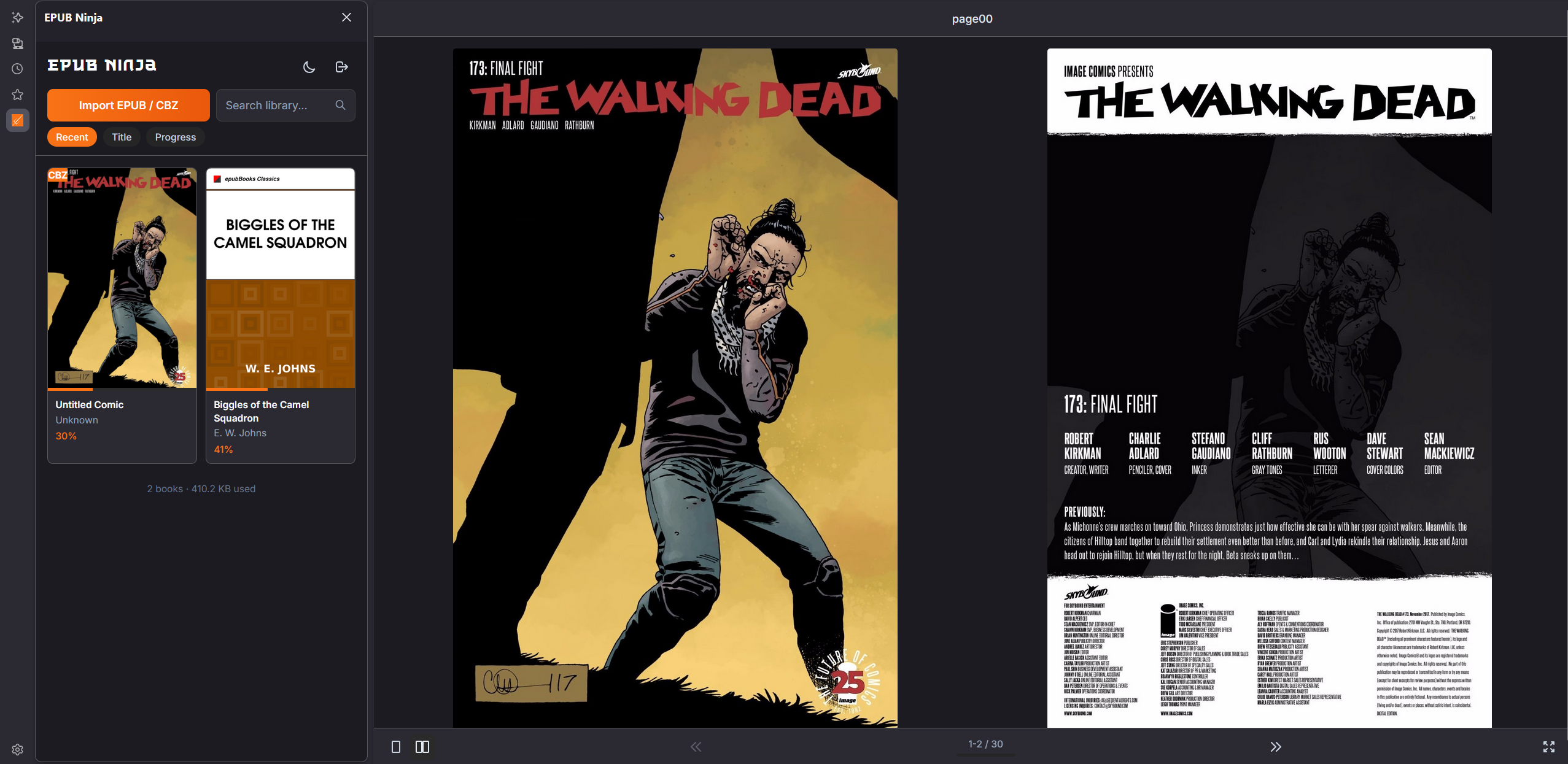 EPUB Ninja Reader